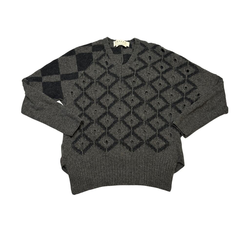 Marni Commessa Cashmere Wool Knit Sweater Women's 38 US 2 Winter 2010